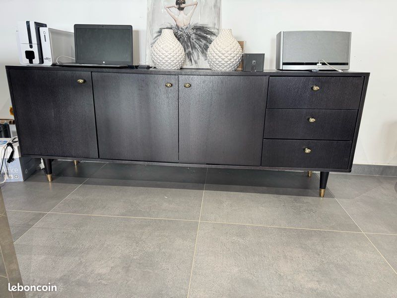 Buffet en véritable bois massif 2mx50cm (image 1)