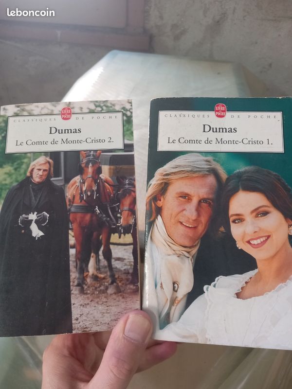 Lot 2 livres le comte de monte cristo (image 1)