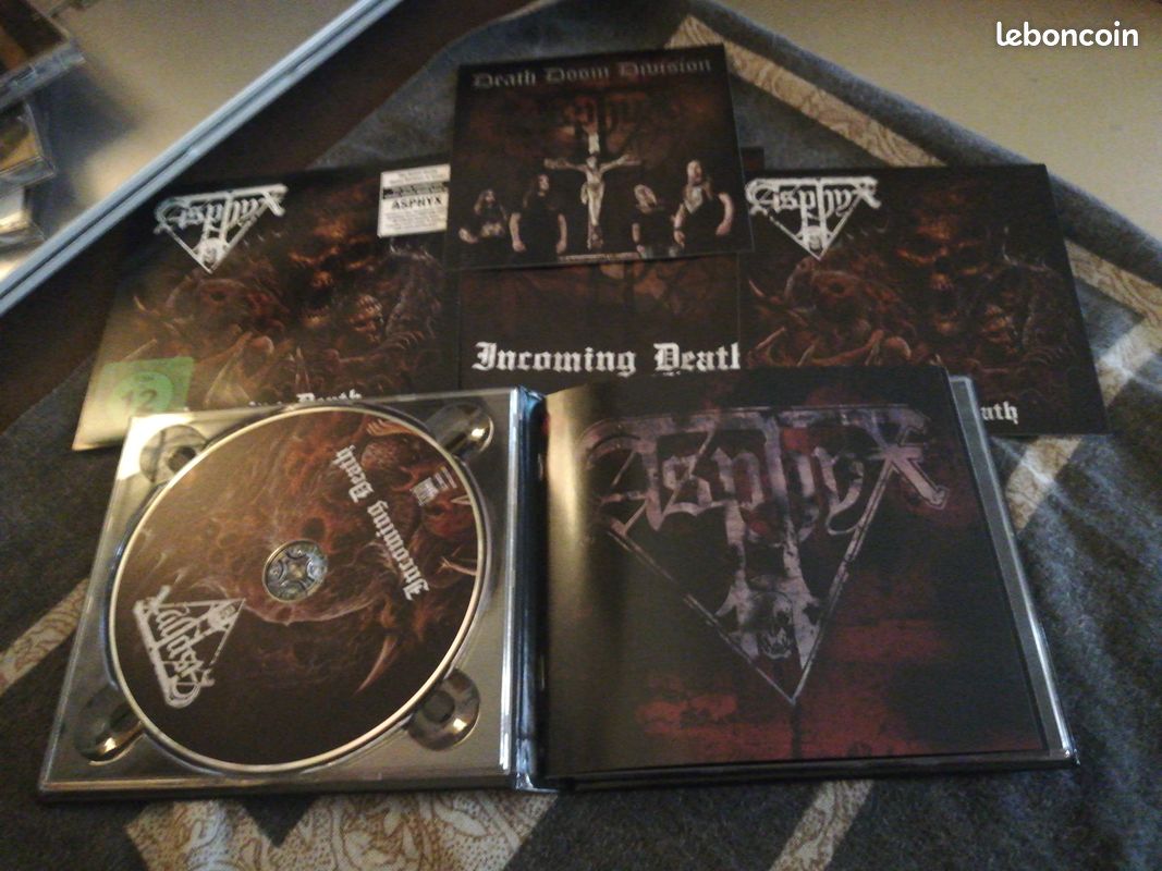 Double cd/dvd metal asphynx 2016 incoming death superbe état 2016 (image 2)
