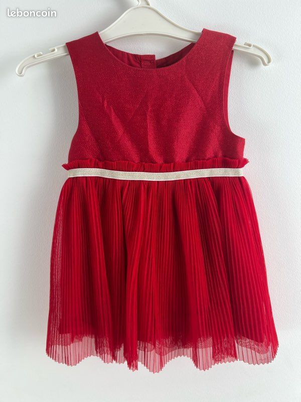 Robe rouge pour bébé de 18M (80 cm) Vêtements bébé