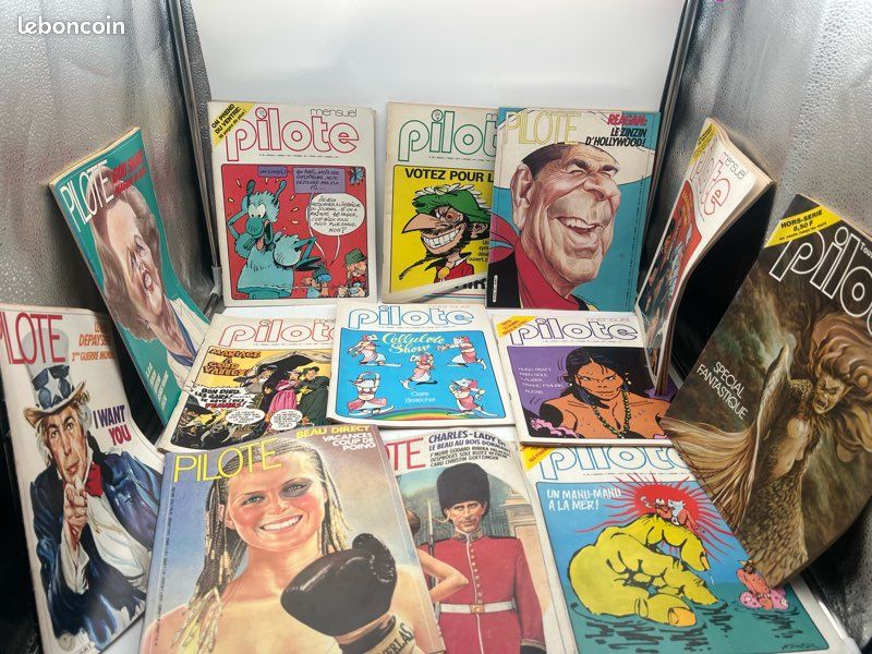 Lot de 13 anciens magazines - Pilote (image 3)