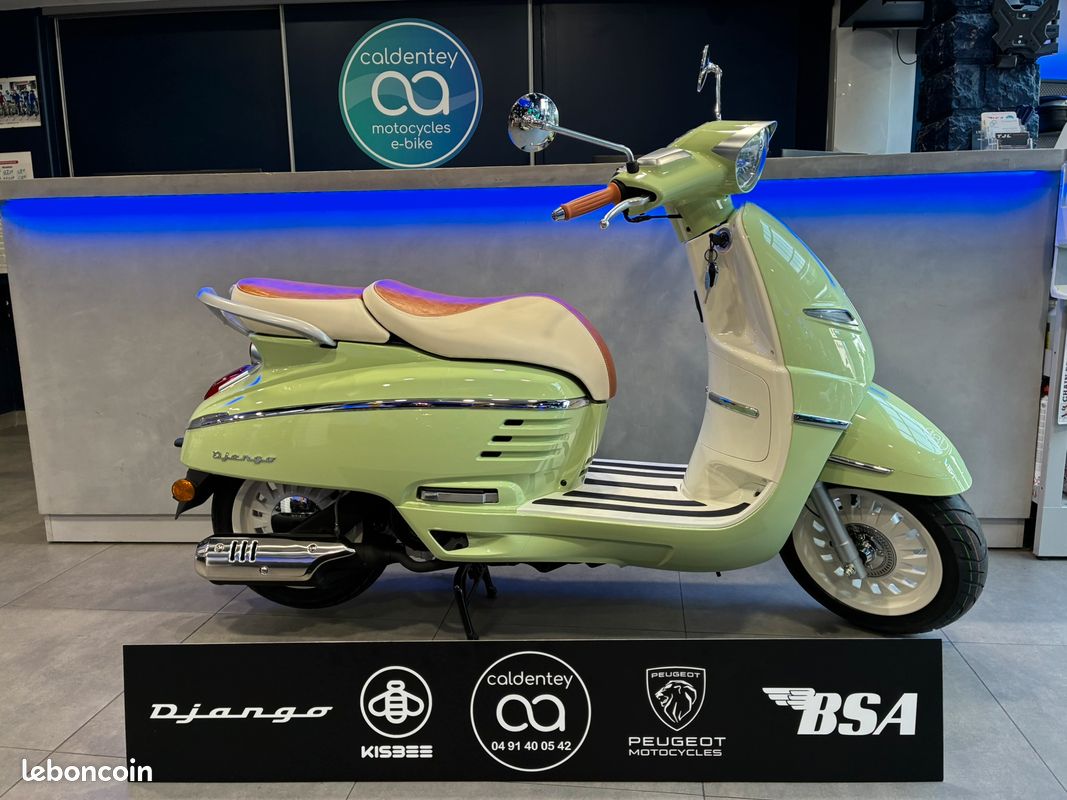 DJANGO 125 CLASSIC PISTACHIO NEUF PERMIS B avec GARANTIE 4 ans (image 1)