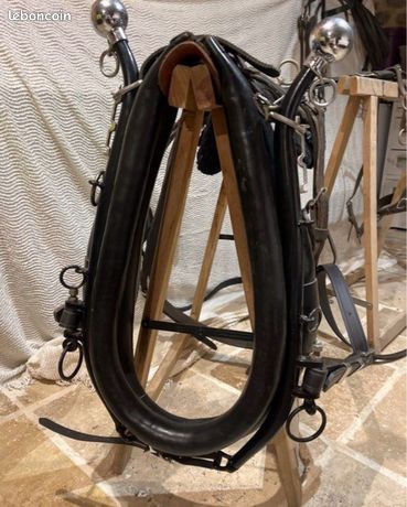 Lot Mors Et Harnais De Cheval Western Vintage - Fabriqué Main USA