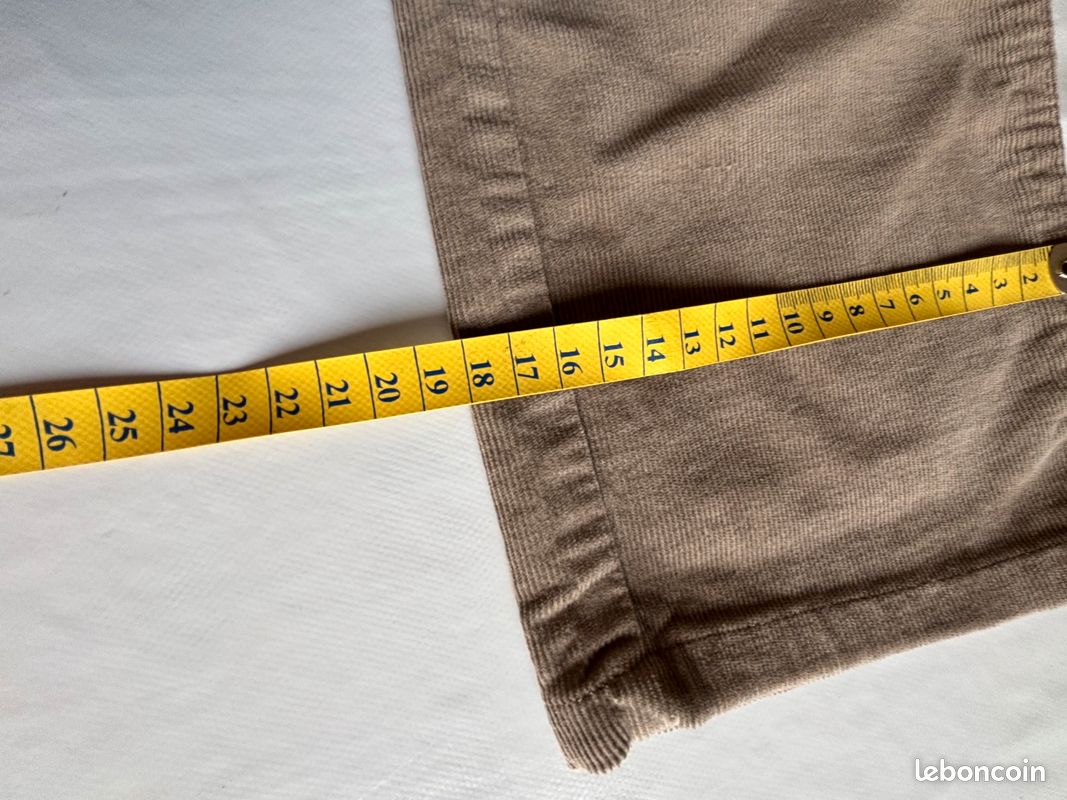 Pantalon en velours côtelé fin – Yessica – taille 42 - jamais porté (image 7)