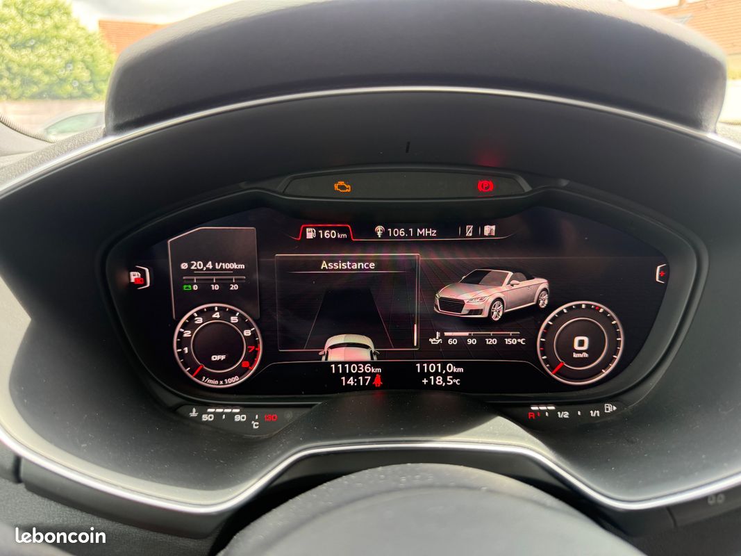 AUDI TT ROADSTER 2.0 TFSI 230 S line * GPS * 1 Ere Main (image 10)