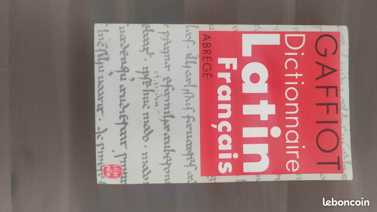 Gaffiot dictionnaire latin (image 1)
