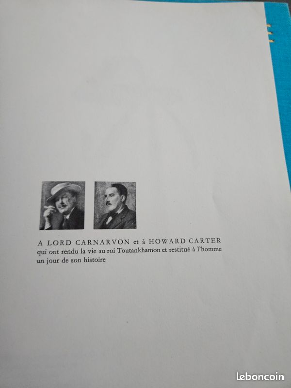 Livre Vie et mort d'un pharaon toutankhamon Desroches Noblecourt hachette (image 2)