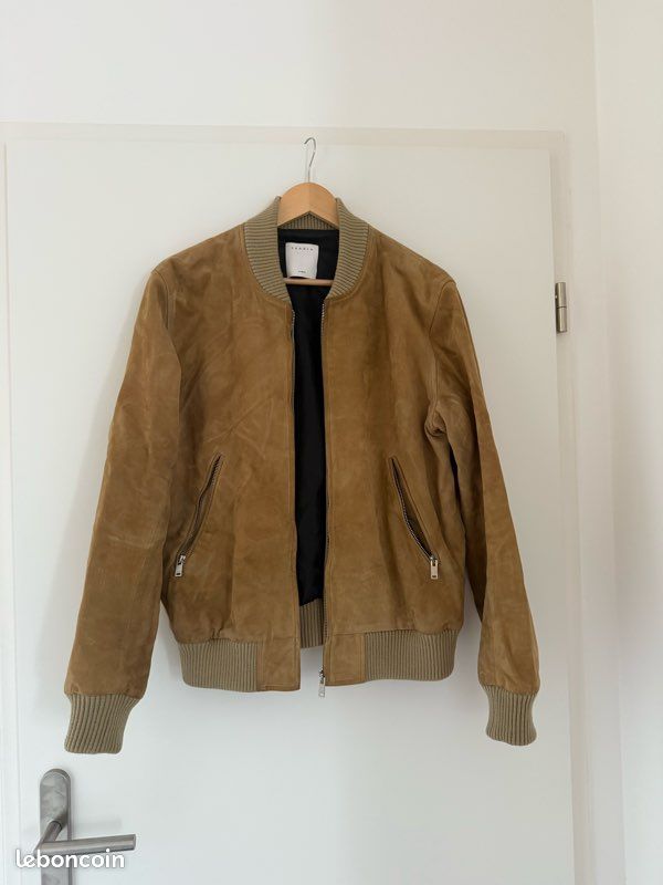 Veste en daim Sandro Vêtements