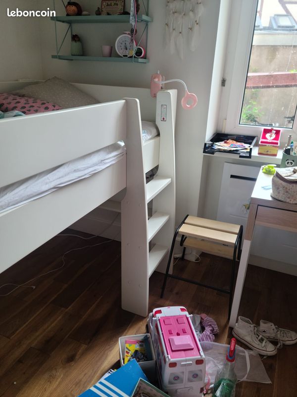Lit mi-hauteur & matelas enfant (image 2)