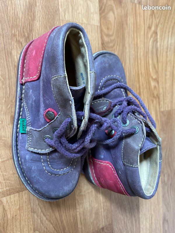 Bottines « Kickers », pointure 30, TBE (image 2)