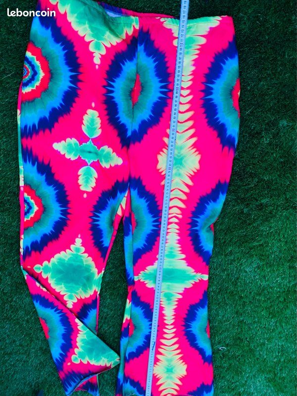 Veste de costume déguisement tie-dye années 70. Hippie - Taille L (image 10)