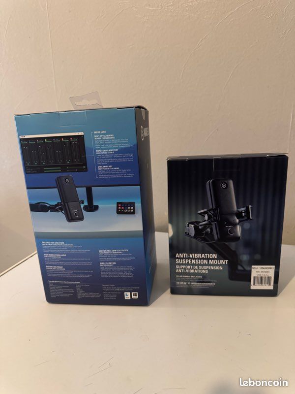 Elgato wave 3 + shock mount + perche de micro (image 2)