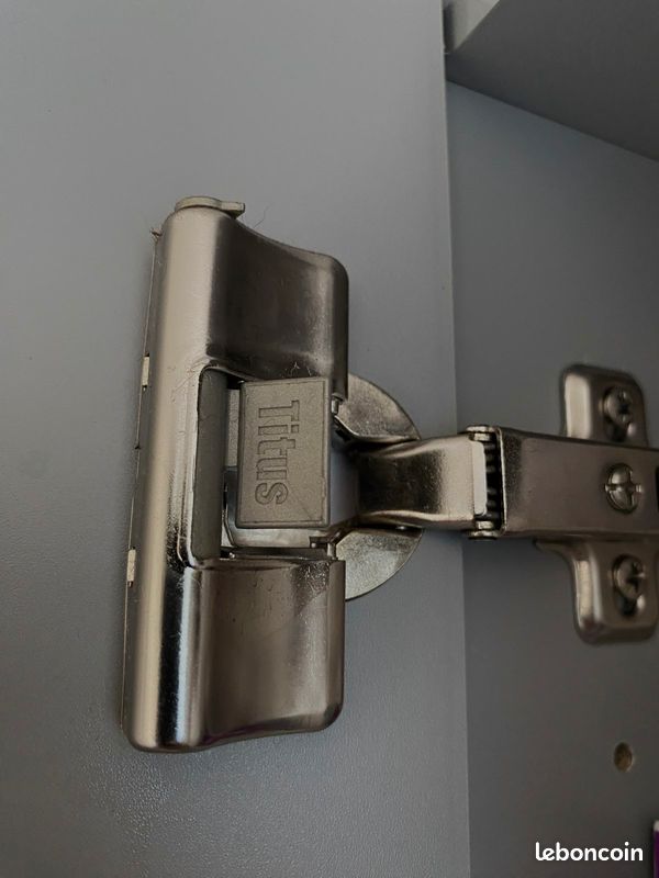Armoire / colonne salle de bain gris imandra (image 3)