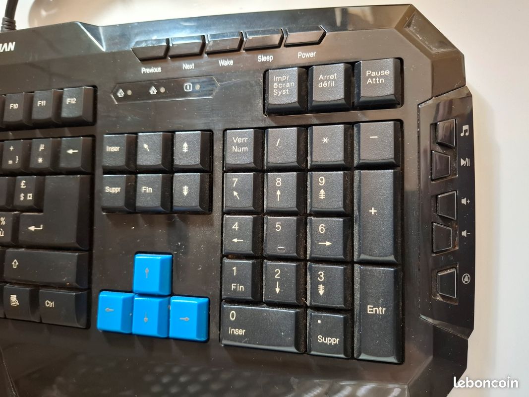 Clavier Gamer Zalman ZM-K300M - AZERTY USB (image 4)