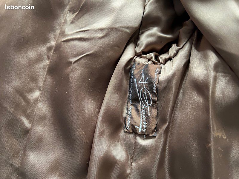 Manteau fourrure rat d’Amérique excellent état (image 3)