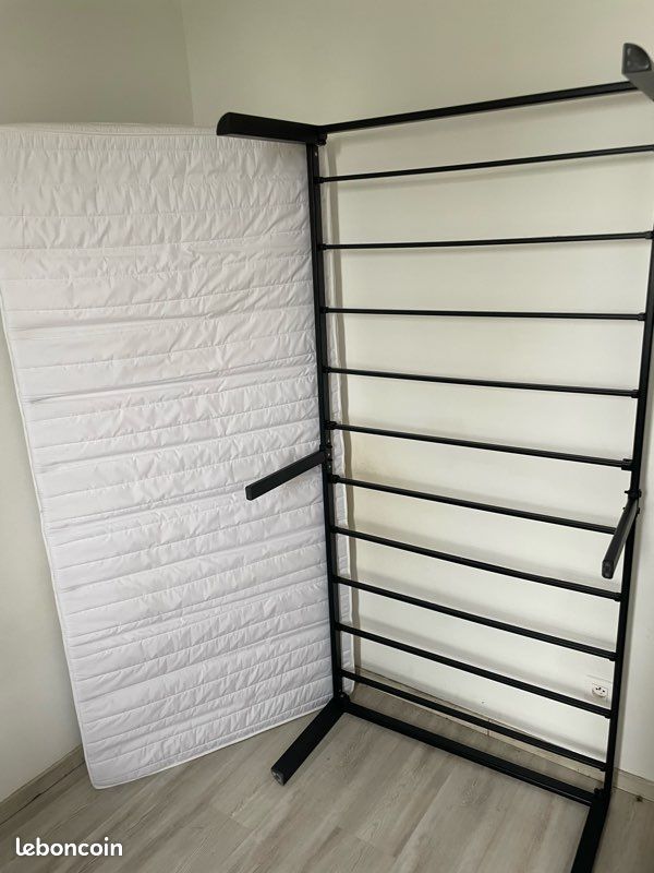 Sommier + matelas 1 place (image 1)