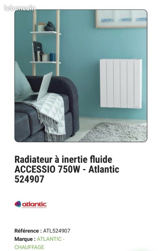 Radiateur Accessio 750W Neuf (image 3)