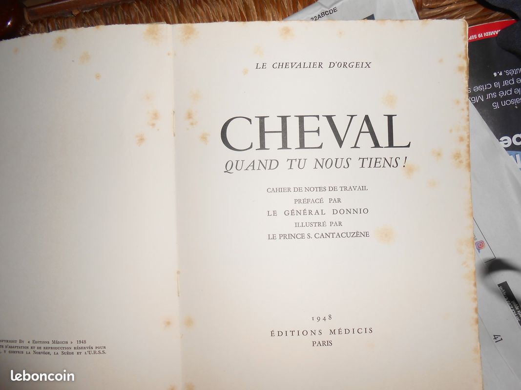 Le Chevalier d'Orgeix Cheval qd tu ns tiens (image 4)