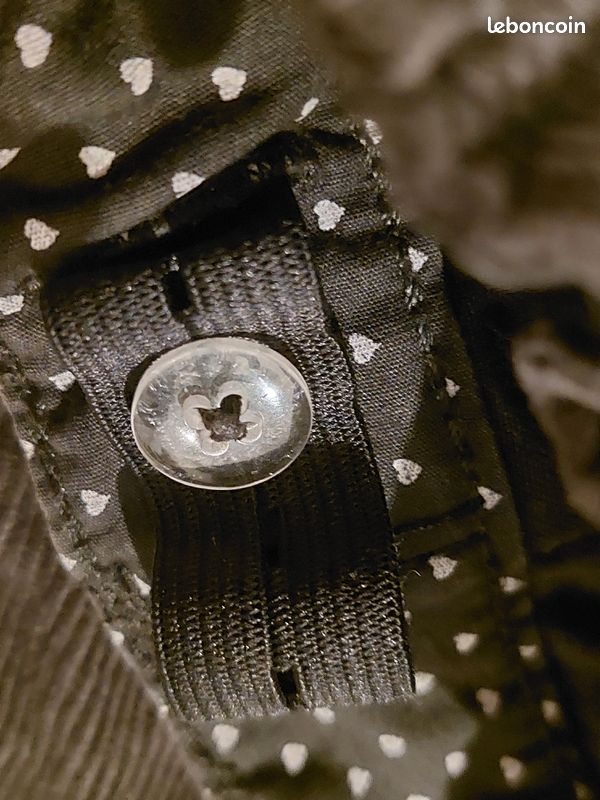 Pantalon velours fille noir H et M 8 ans (image 3)