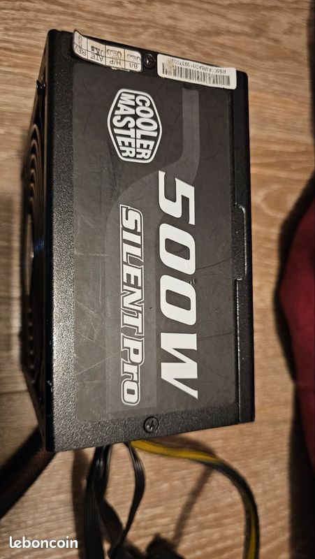 🟢 Alimentation PC 500W Semi-Modulaire — Cooler Master Silent Pro M500 (80 PLUS / Silencieuse) (image 4)