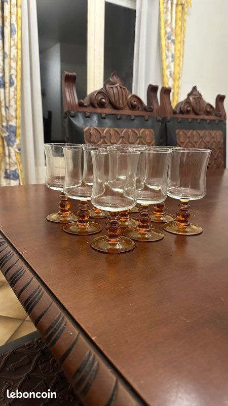 Lot de 9 verres vintage (image 2)