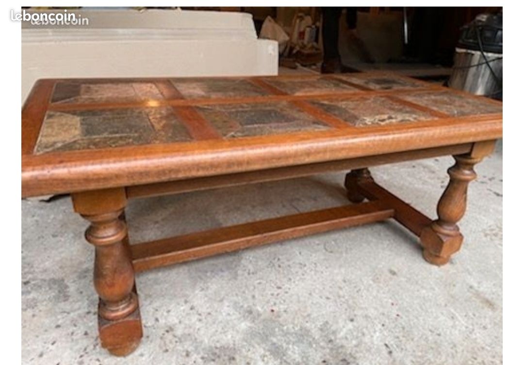 Table basse chêne massif (image 1)