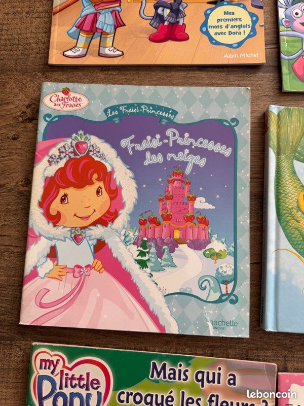 Lot de 6 livres pour petites filles:Dora, Hello Kitty, Charlotte et autres (image 5)