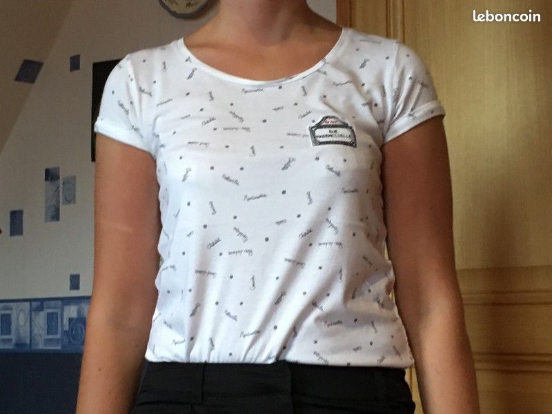 T-shirt arrêts de métro Paris (image 1)