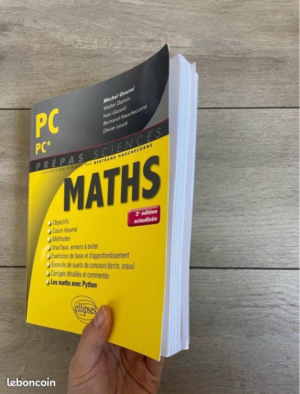 Prépa PC Maths Édition Ellipses (image 4)