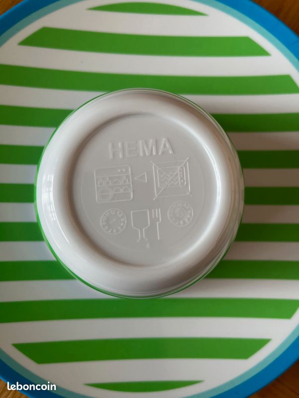 Lot HEMA, 2 Assiettes + 2 Bols - Bébé, Enfant, Adulte (image 9)