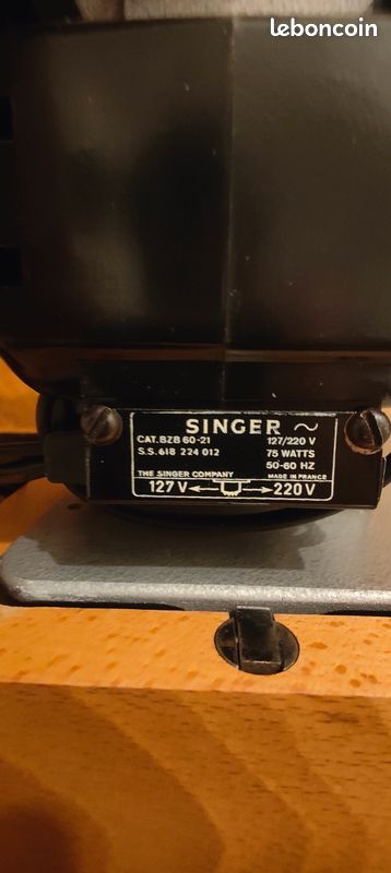 Machine à coudre Singer 198 Vintage (image 5)