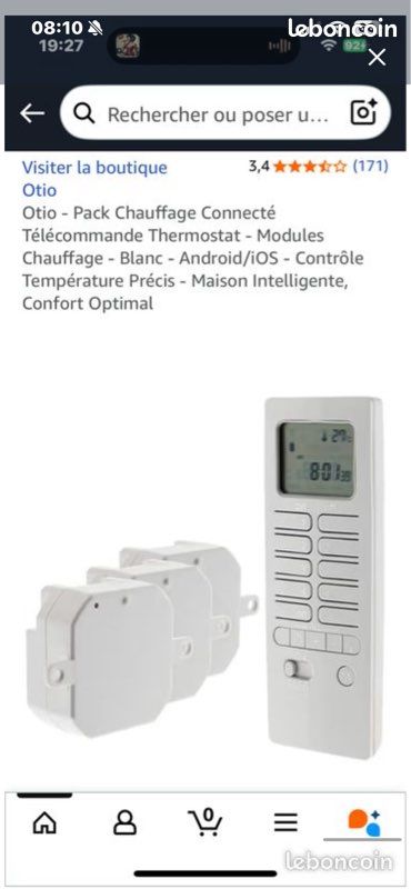 Programmateur pour 3 radiateurs électrique otio (image 4)