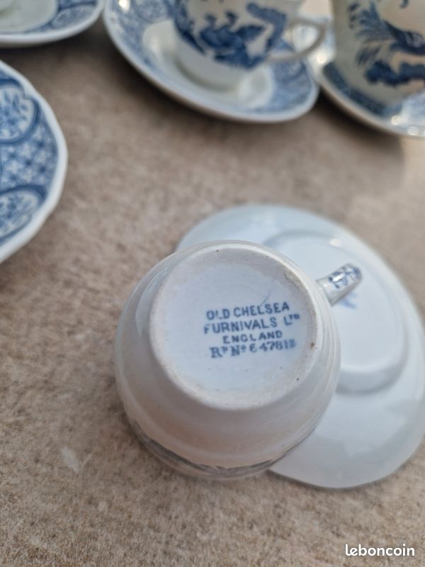 Service a cafe ancien anglais Old Chelsea Furnivals (image 10)