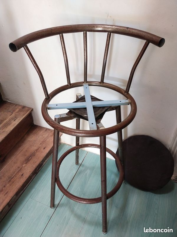 Tabouret de bar, métal, tournant (image 2)