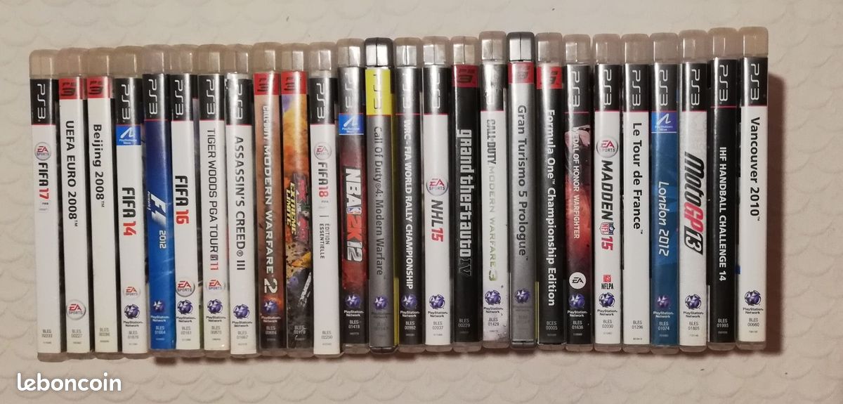 Lot De 9 Jeux PS3 En Loose (sans Boîtes) - Occasion, Certains Sans Notices - Parfait Pour Joueurs à Petit Budget