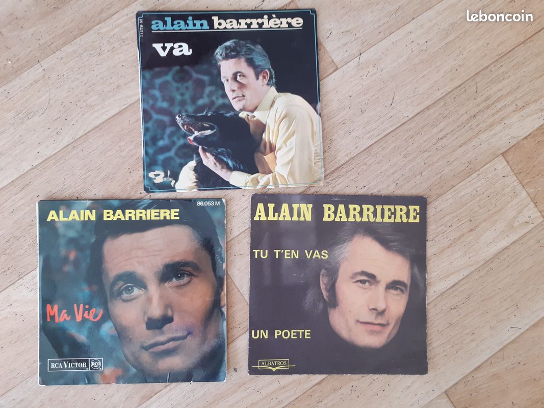 Alain BARRIERE 3 vinyle 45 tours (image 1)