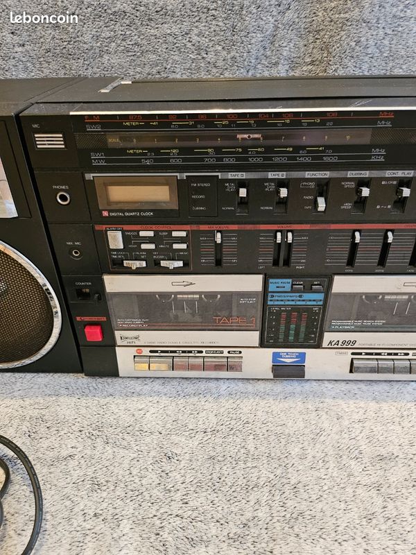 Lot de 2 Ghetto blaster boombox (image 5)