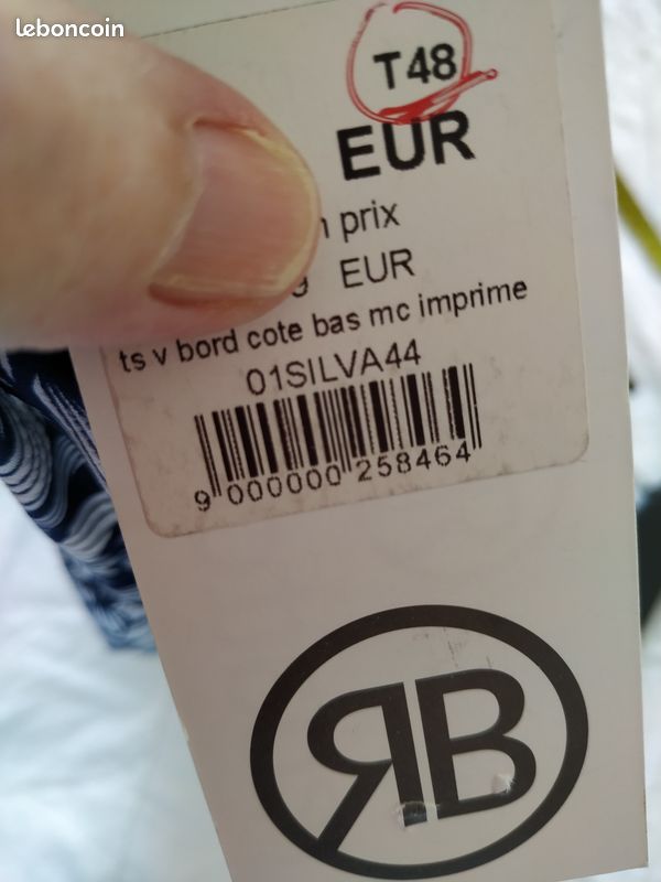 Haut Femme Primark Noir Taille 12/14 - Neuf Avec étiquettes, Manches Courtes, Viscose