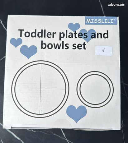 Assiette Bol Bavoir Bébé Nom Set Repas Silicone Bébé Set Couverts Bébé Silicone 8 Pièces - Assiette Bol Cuillère Fourchette Gobelet Bavoir Assiette Bebe Silicone Kit BLW 10 Pièces Nom Gravé