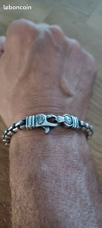 BRACELET "CUIR MARRON RALLY" - HARLEY-DAVIDSON - &gt