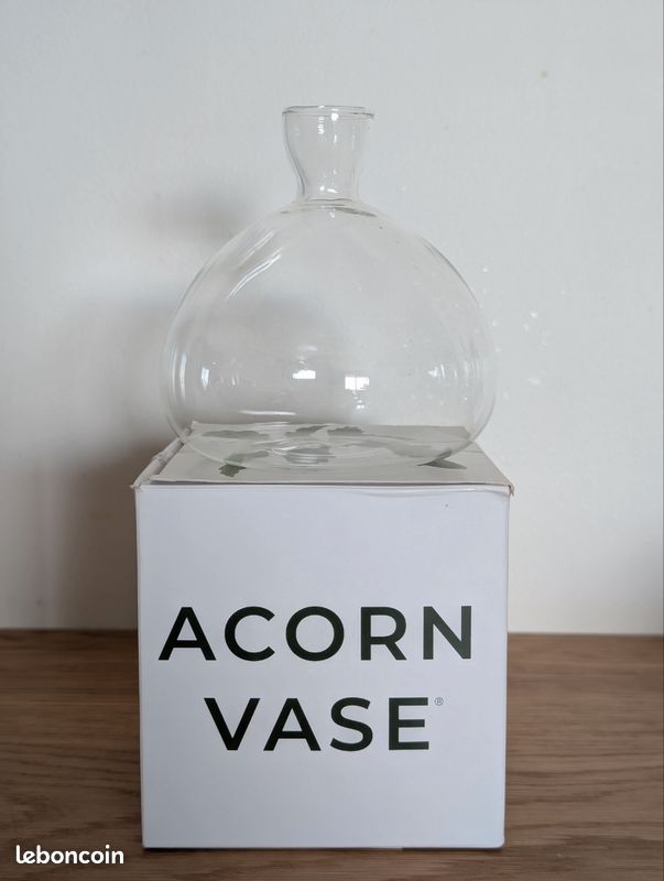 Vase Ancien Ilex Studio transparent très bon état (image 1)