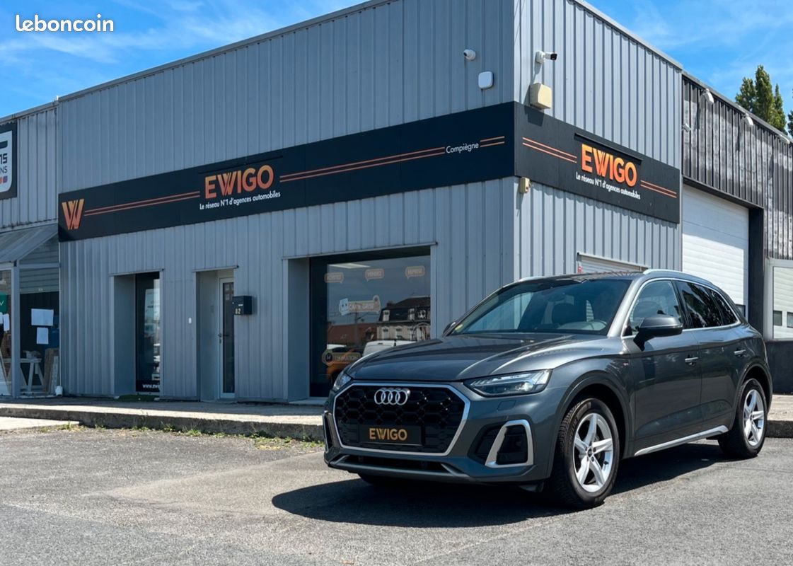 Audi q5 2.0 35 tdi 165 dieselhybrid s-line s-tronic bva *rien a prevoir - toit ouvrant panoramique - carplay (image 1)