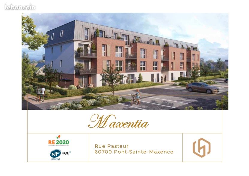Appartement 2 pièces 49 m² · à Pont-Sainte-Maxence · 48,9 m² · 155 000 €