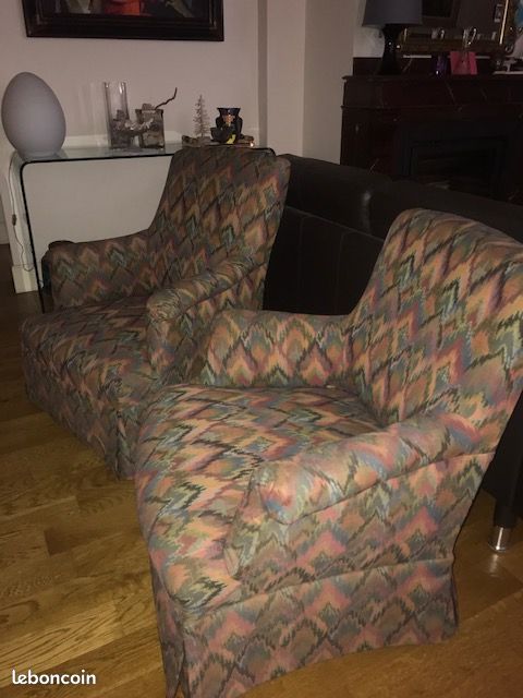 Paire de fauteuil Napoleon lll (image 1)