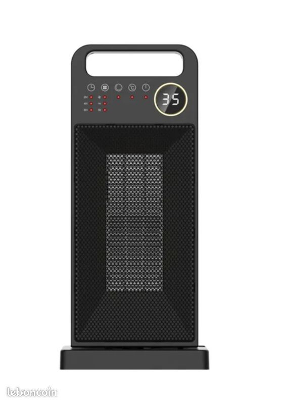 Chauffage d'appoint Salle de Bain, 2000W, Chauffage Électrique en Céramique Radiateur, Radiateur Soufflant avec 3 Niveaux de Chauffage - quasi neuf - Électroménager
