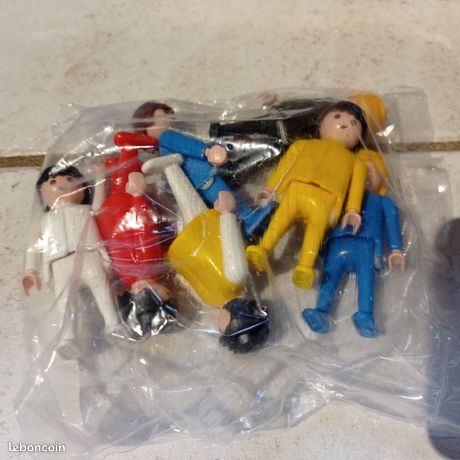PLAYMOBIL PERSONNAGE VINTAGE KLICKY Réédition Blanc Color pour CUSTOM