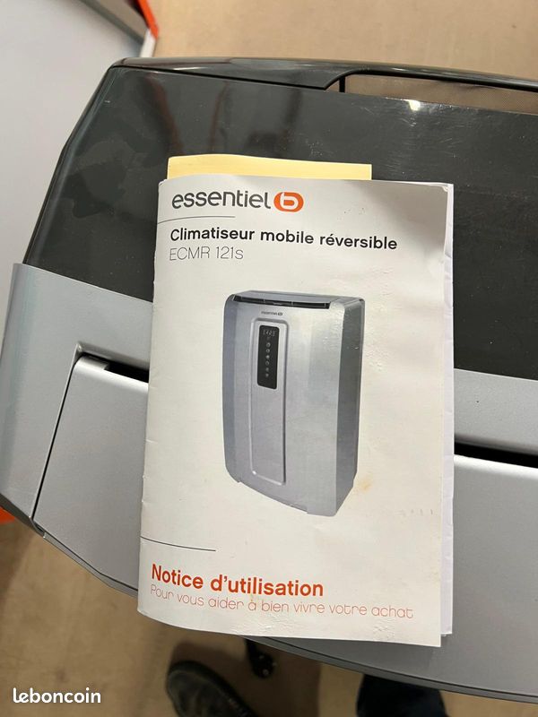 Climatiseur Mobile Essentiel B ECMR121s – Réversible, Classe A – Occasion
