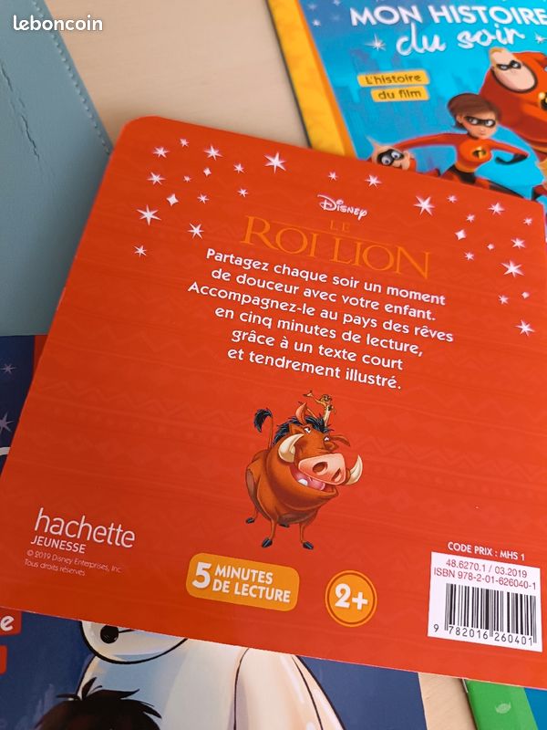 Lot de 6 livres Disney (image 4)