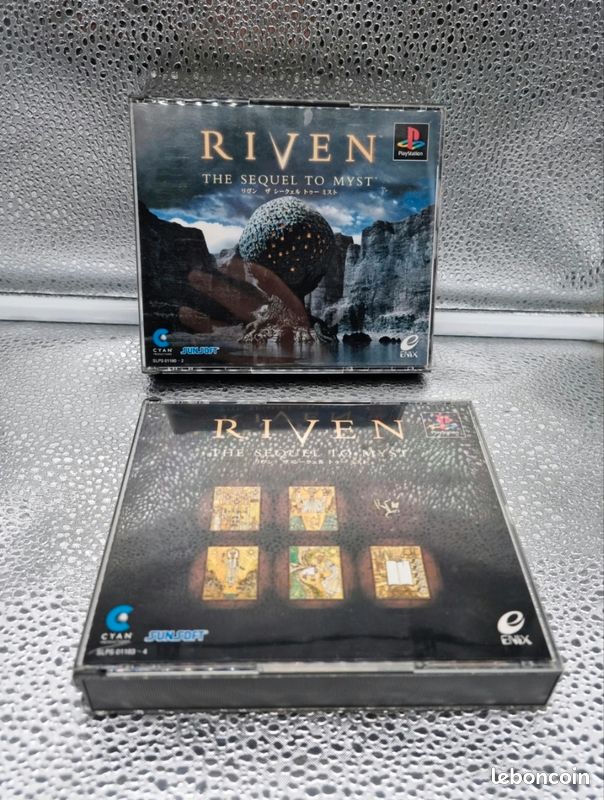 Riven The Sequel To Myst Sur PlayStation 1 (PS1) - NTSC-J Japon Complet, Bon état