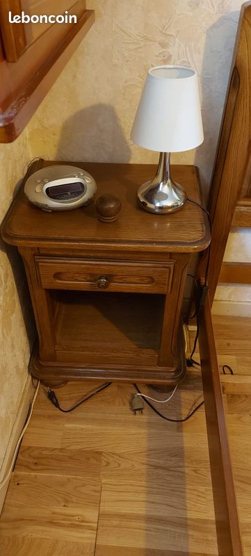 Vend ensemble lit + armoire +tables de chevet (image 5)